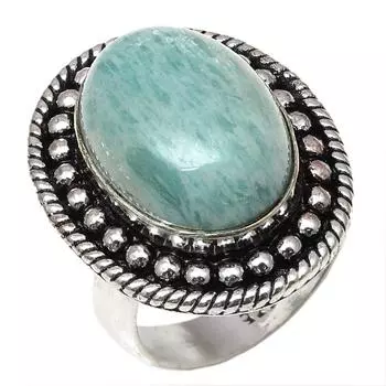 Серебряные украшения ручной работы с драгоценным камнем амазонит 6