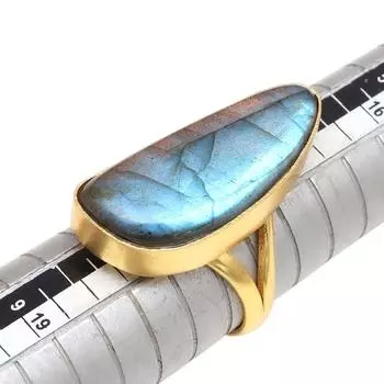 Серебряные украшения ручной работы с драгоценным камнем лабрадорит 7