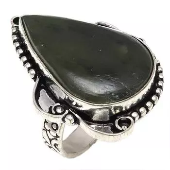 Серебряные украшения ручной работы с драгоценным камнем вессонит 7.5