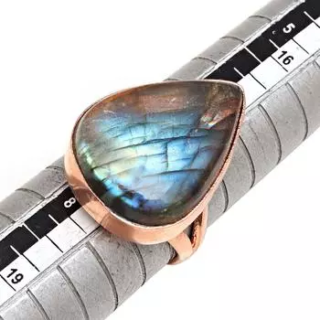 Серебряные украшения ручной работы с драгоценным камнем лабрадорит 7