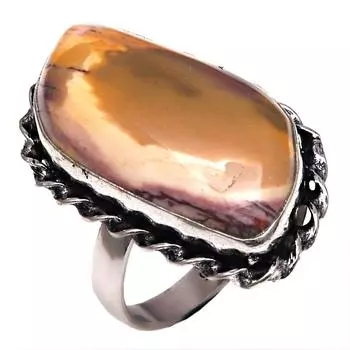 Серебряные украшения ручной работы с драгоценным камнем Wild Horse Jasper 8