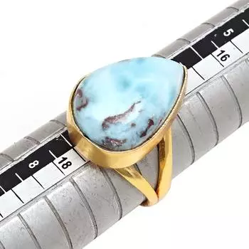 Серебряные украшения ручной работы с драгоценными камнями Ларимар 7