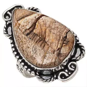 Серебряные украшения ручной работы с драгоценными камнями из яшмы 9A