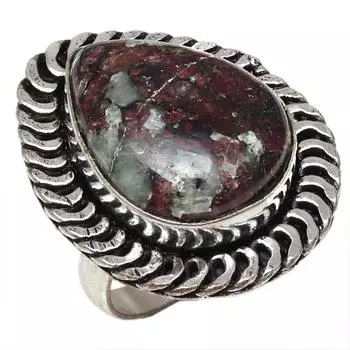 Серебряные украшения ручной работы с драгоценными камнями эудейлит 8