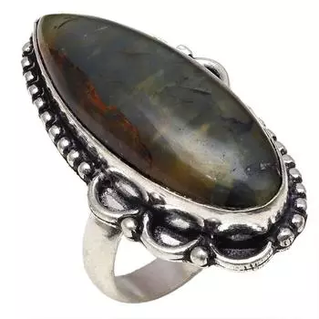 Серебряные украшения ручной работы с драгоценными камнями Newlite Jasper 7