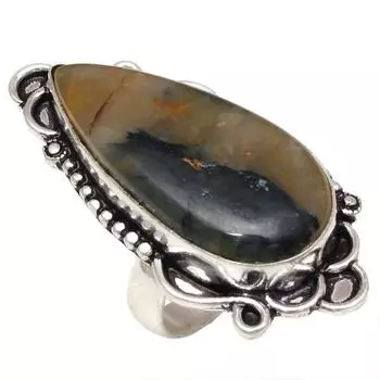 Серебряные украшения ручной работы с драгоценными камнями Newlite Jasper 7A