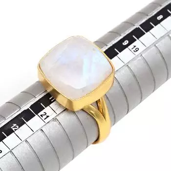 Серебряные украшения ручной работы с лунным камнем 10