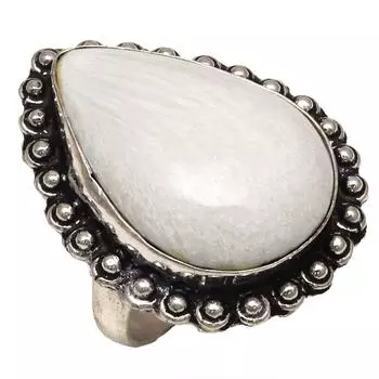 Серебряные украшения ручной работы с лунным камнем 8.5