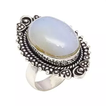 Серебряные украшения ручной работы с лунным камнем 9