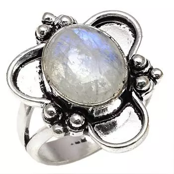 Серебряные украшения ручной работы с лунным камнем 8