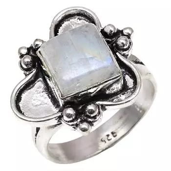 Серебряные украшения ручной работы с лунным камнем 8