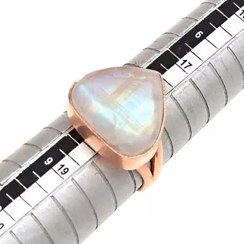 Серебряные украшения ручной работы с лунным камнем 8