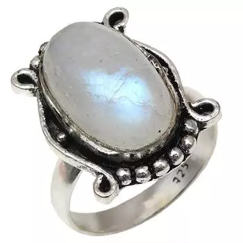 Серебряные украшения ручной работы с лунным камнем 9