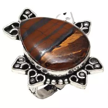 Серебряные украшения ручной работы с несколькими камнями тигровый глаз 8A