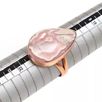 Серебряные украшения ручной работы с родохрозитом 11