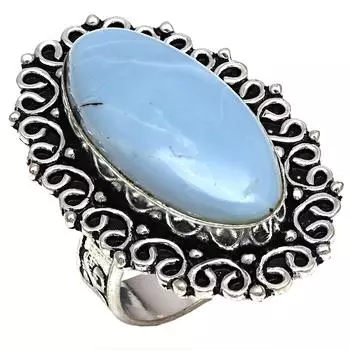 Серебряные украшения ручной работы с синим опалом Овайхи 9