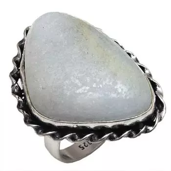 Серебряные украшения ручной работы с синим опалом Owyhee Druzy 7