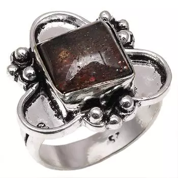 Серебряные украшения ручной работы с солнечным камнем 7