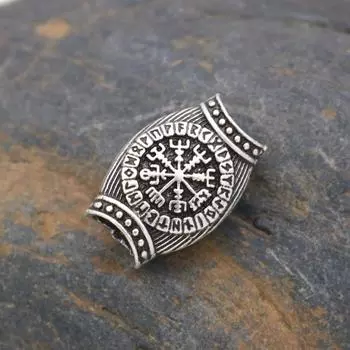 Серебряные золотые бусины скандинавские руны викингов бусины для бороды кольца для волос косы дреды бусины манжеты для волос своими руками плетение аксессуары для волос ADM