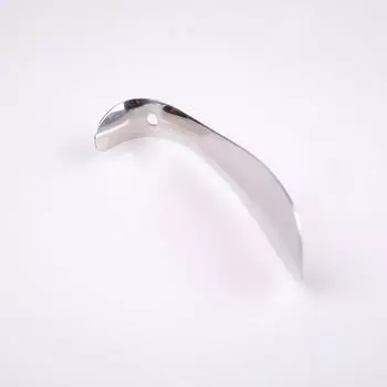 Серебряный 15 см блестящий металлический рожок для обуви профессиональная ложка рожок для обуви нержавеющая сталь