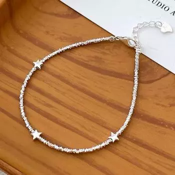 Серебряный браслет Banyan Tree S925 Star для женщин - простое, роскошное, универсальное украшение для руки BRS2897 серебряный