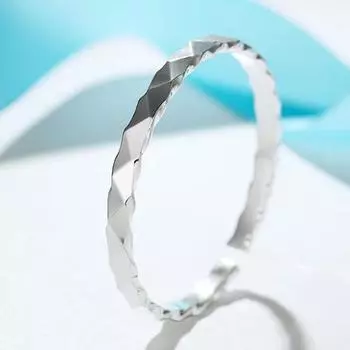 Серебряный браслет для девочек Серебряное украшение S999 Серебряный браслет для ног Молодежный однотонный автомобильный головной убор с цветами Ювелирный подарок для подруги 21 ± 1 г Adjustable size