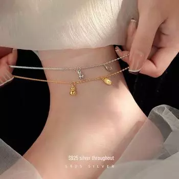 Серебряный браслет-тыква Banyan Tree S925 для женщин - подарок на Новый год золотой