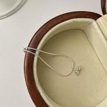 Серебряный браслет в корейском стиле S925 с нишевым дизайном и вишневым узором. Простые и стильные индивидуальные украшения. Серебряные украшения. 925 серебряный