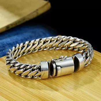 Серебряный цвет Advanced Sense полукруглый браслет в стиле ретро винтажный браслет для женщин индивидуальный тренд модные украшения 18cm серебряный