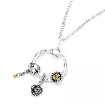 Серебряный цвет, блестящая цепочка, ожерелья для женщин, Ловец снов, радужное сердце, бусины, очаровательные ожерелья, модные украшения своими руками, дропшиппинг