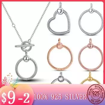 Серебряный цвет О кулон Моменты Паве О кулон Подвески Подвески подходят Оригинальный Кабель Цепи Ожерелье Мода Женщины Ювелирные Изделия Изготовление Подарок