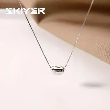 Серебряный цвет простой кулон ожерелье мода хип-хоп ожерелье ключицы ювелирные аксессуары 45cm серебряный