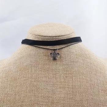 Серебряный цвет рыбья чешуя чокеры для женщин сексуальные летние короткие цепочки ожерелья короны простые украшения на шею аксессуары