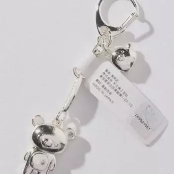 Серебряный держатель для ключей Корилаккума