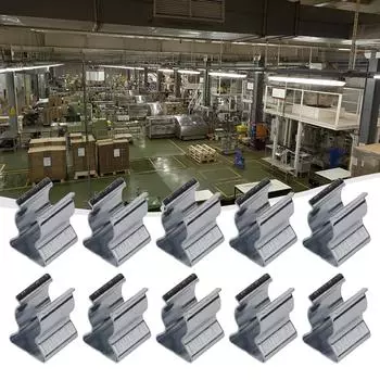 Серебряный держатель инструмента из марганцевой стали ОТКРЫТОГО ТИПА, замена 12mm