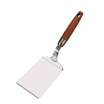 Серебряный инструмент для захвата блинов из нержавеющей стали, плоский, тонкий, для переворачивания кухонных принадлежностей, блинов