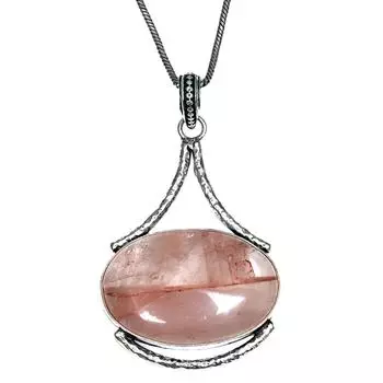 Серебряный кулон ручной работы из драгоценных камней эдулид для женщин унисекс 2,5