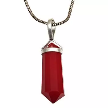 Серебряный кулон ручной работы с мозамбикским гранатом для женщин и мужчин 1,5