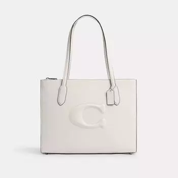 Серебряный мел Coach Nina Tote