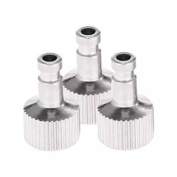 Серебряный переходник для муфты, 3 шт., легированная сталь, высокое качество