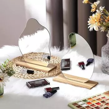 Серебряный полумесяц с волнами неправильной формы, реквизит для фотосъемки, серебряный полумесяц с волнами неправильной формы, фон для зеркала, декоративный орнамент