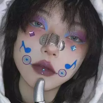 Серебряный зажим для носа в стиле Ван Цзяэр: Модный аксессуар унисекс