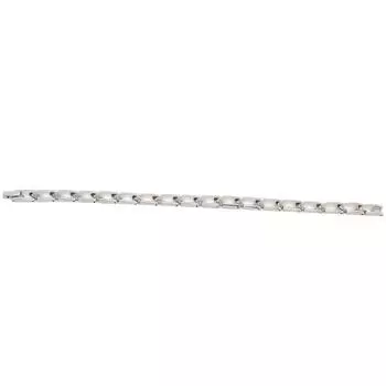 Серебряный женский браслет магнитная терапия нержавеющая сталь цепочка на руку здравоохранение девушки ювелирные изделия