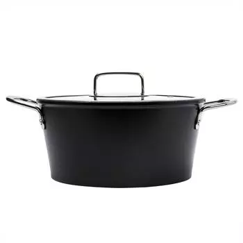 Serenk Excellence Stock Pot, 2.64 Quart Cooking Pot, Nonstick, PFOA Free Granite, Capsulated Bottom, Oven&Dishwasher Safe,8.66 in/22 cm, 85 oz/2.5 lt