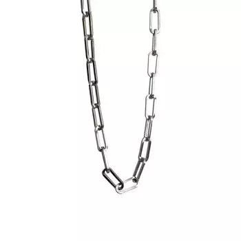 Сериал Ифэй с таким же ожерельем из титановой стали, простое мужское и женское, не выцветающее, трендовое ожерелье, женская толстая цепочка, хип-хоп, ключица