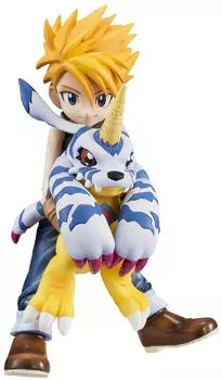 Серия Digimon Adventure Ishida Yamato Gabumon 105 мм ПВХ окрашенная готовая фигурка GEM. & Приблизительно. (перепродажа)