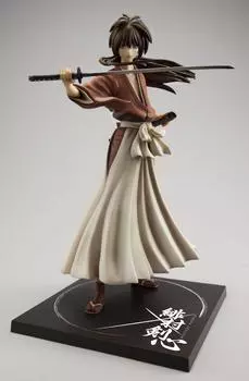 Серия Rurouni Kenshin Swordsman Romantic Himura Kenshin Sepia Color Completed Figure Movie Release Commemoration Limited Edition GEM. -История Мэйдзи-