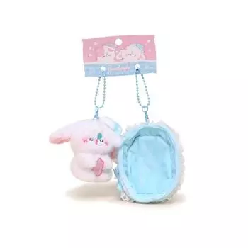 Series Sweet Sleep Kitten Small Bed Plush Key Chain Pendant For Girls Decor Bag
