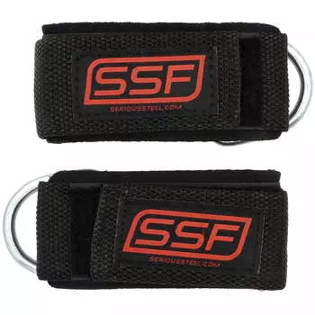 Serious Steel Fitness Ankle Cuffs, 1 Pair