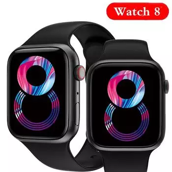 Серия 8 Смарт-часы 8 Promax Bluetooth Вызов Сердечного ритма Артериальное давление Мужчины Женщины Смарт-часы